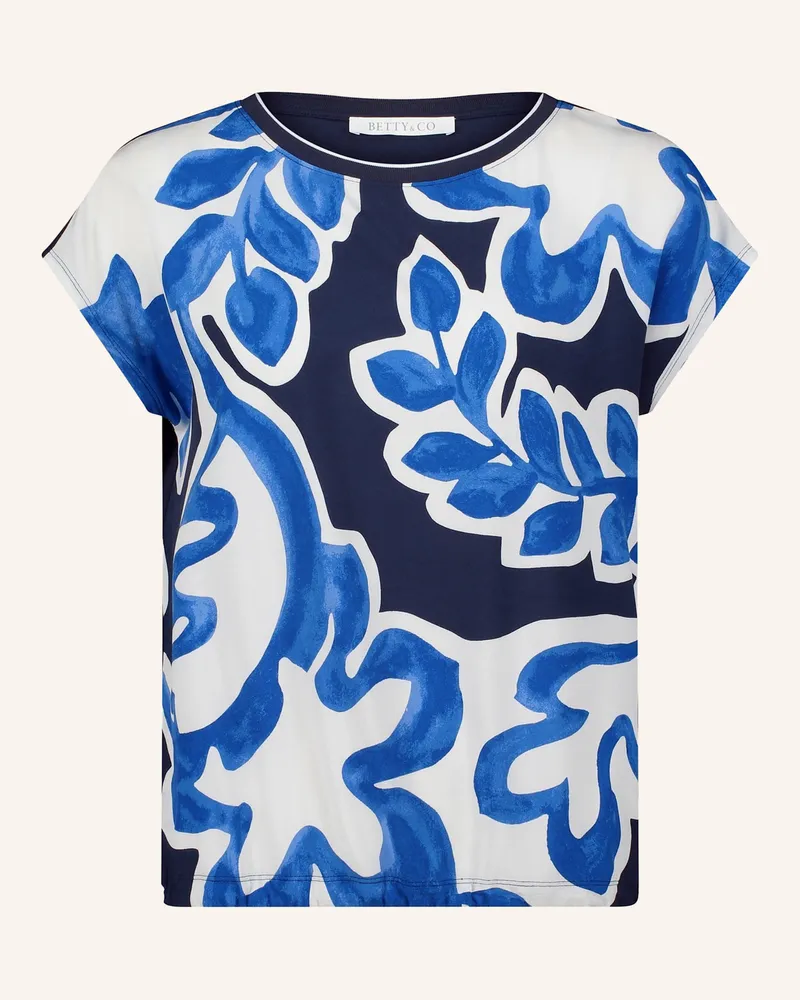 Betty Barclay Patchwork-Shirt Mit Print blau Weiss