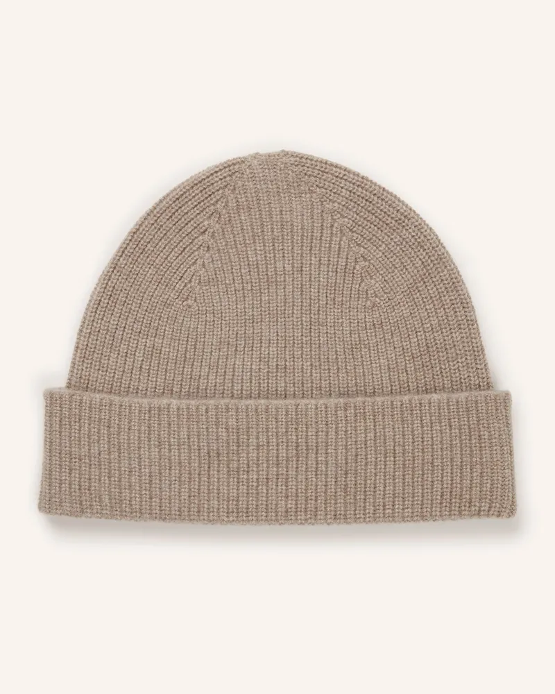 Ermenegildo Zegna Cashmere-Mütze Oasi beige Beige
