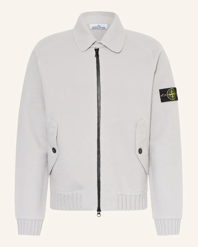 Stone Island Blouson Hellgrau