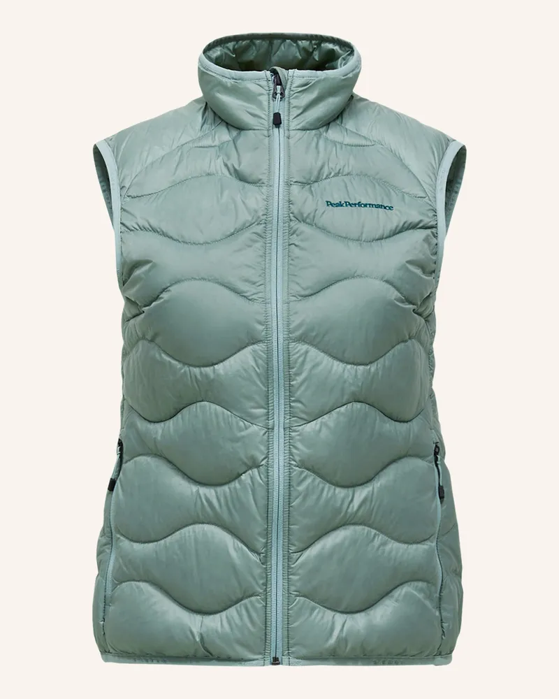 Peak Performance Steppweste gruen Hellgrün