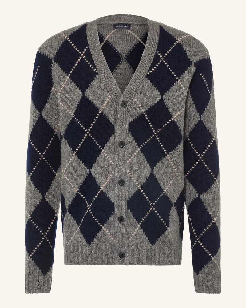 Strokesman's Strokesman Strickjacke grau Grau