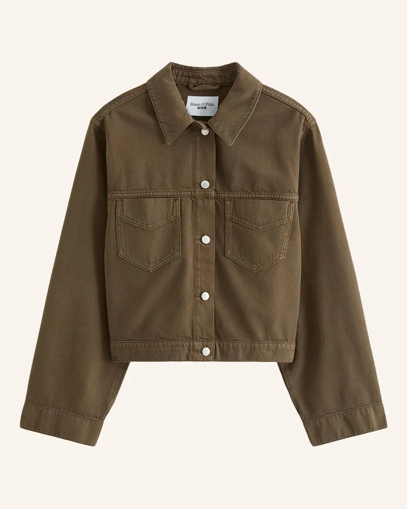 Marc O'Polo Jeansjacke braun Dunkelbraun