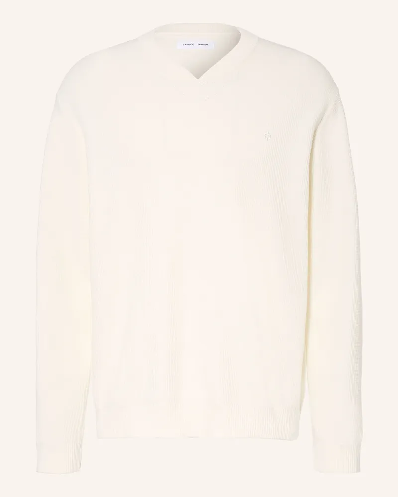 Samsøe & Samsøe Pullover Saklas weiss Creme