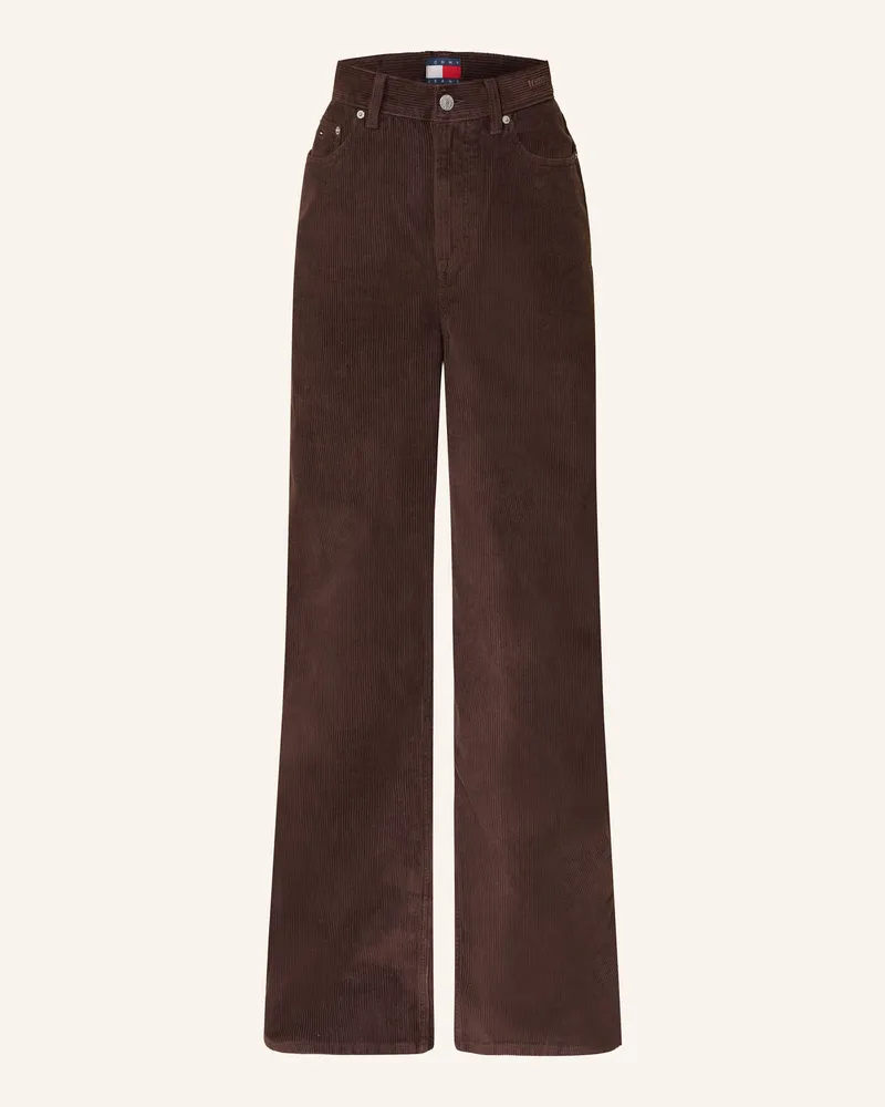 Tommy Hilfiger Cordhose CLAIRE Dunkelbraun