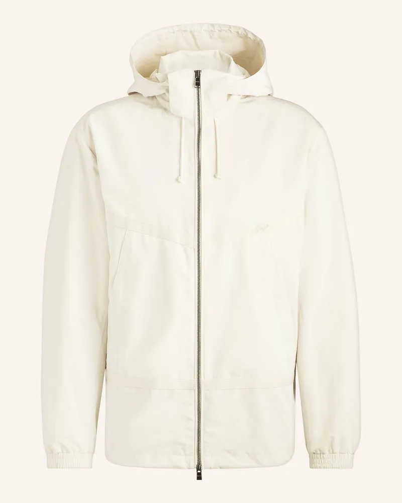 HUGO BOSS Jacke CEVENTO mit abnehmbarer Kapuze Ecru
