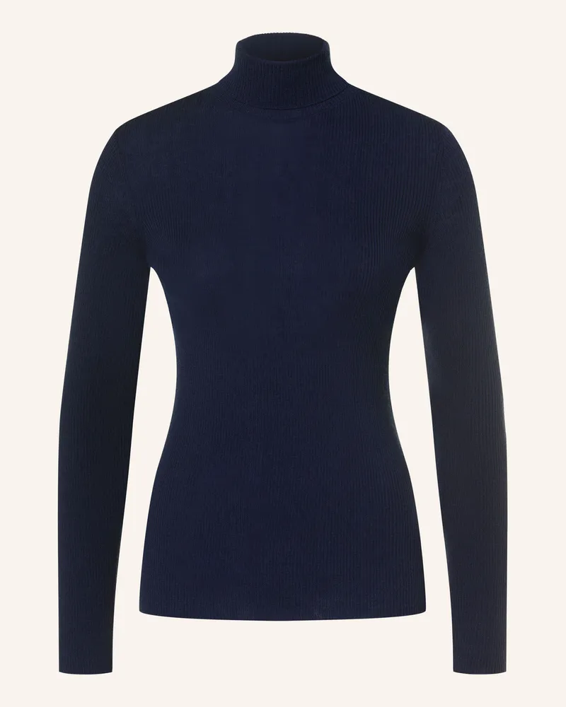 Maje Rollkragenpullover blau Dunkelblau