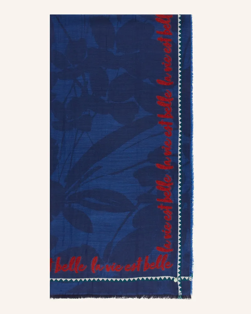 Codello Jacquard-Schal Blau