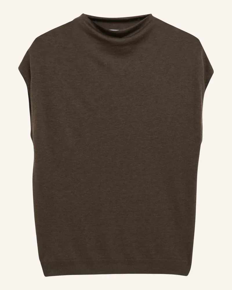 COMMA T-Shirt braun Braun