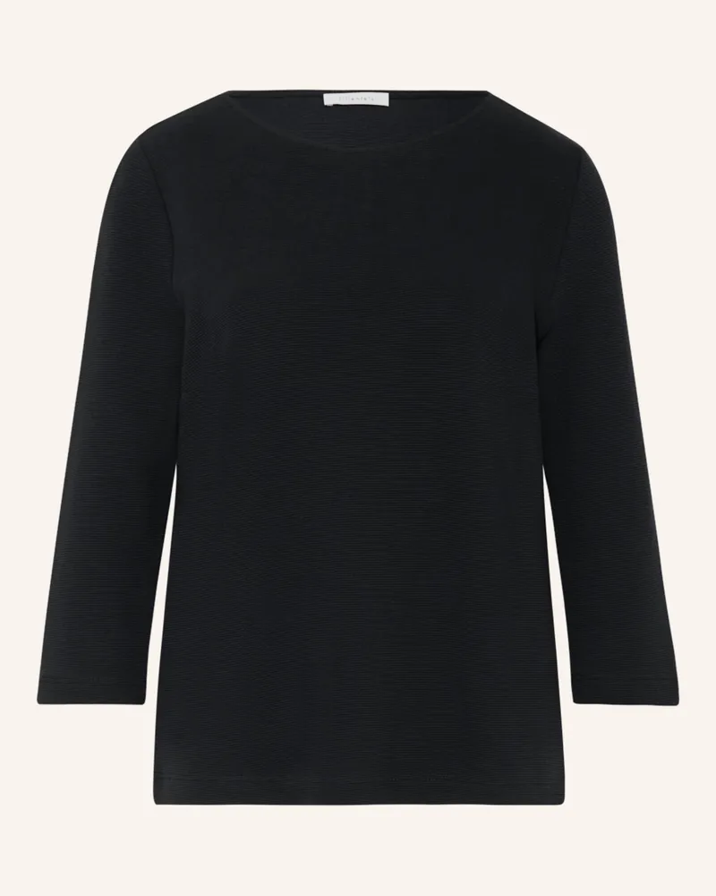 lilienfels Shirt mit 3/4-Arm Schwarz