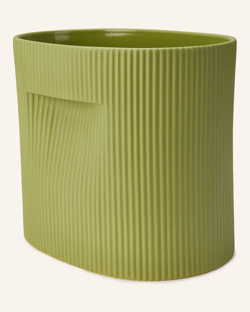 Muuto Blumentopf Ridge gruen Hellgrün