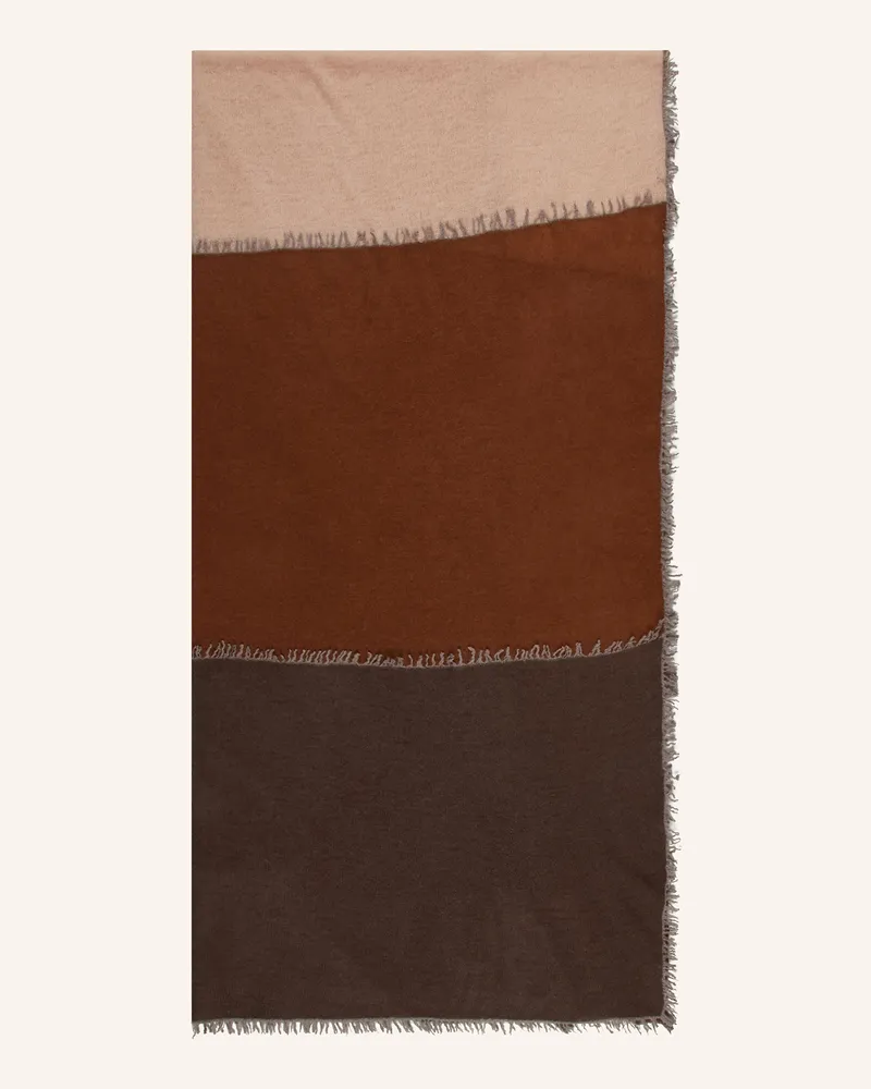 Puschoen Cashmere-Schal Braun