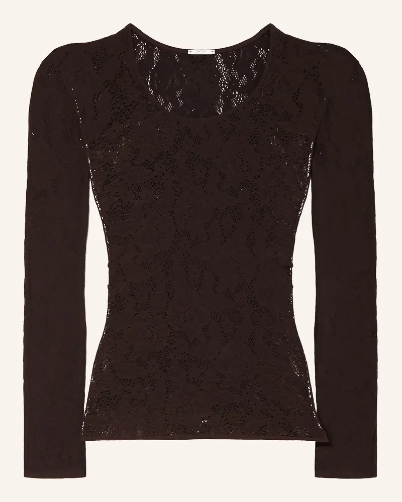 Wolford Longsleeve Infinite Rose schwarz 