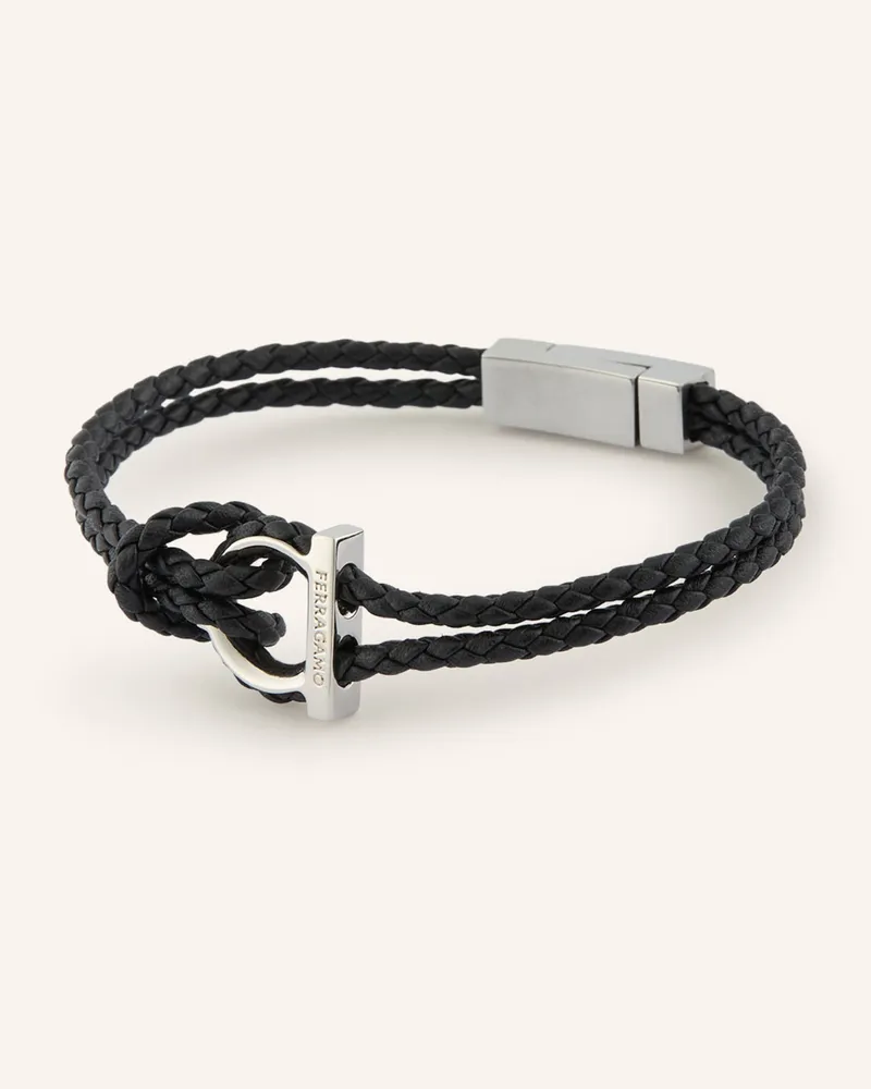 Ferragamo Armband schwarz Schwarz