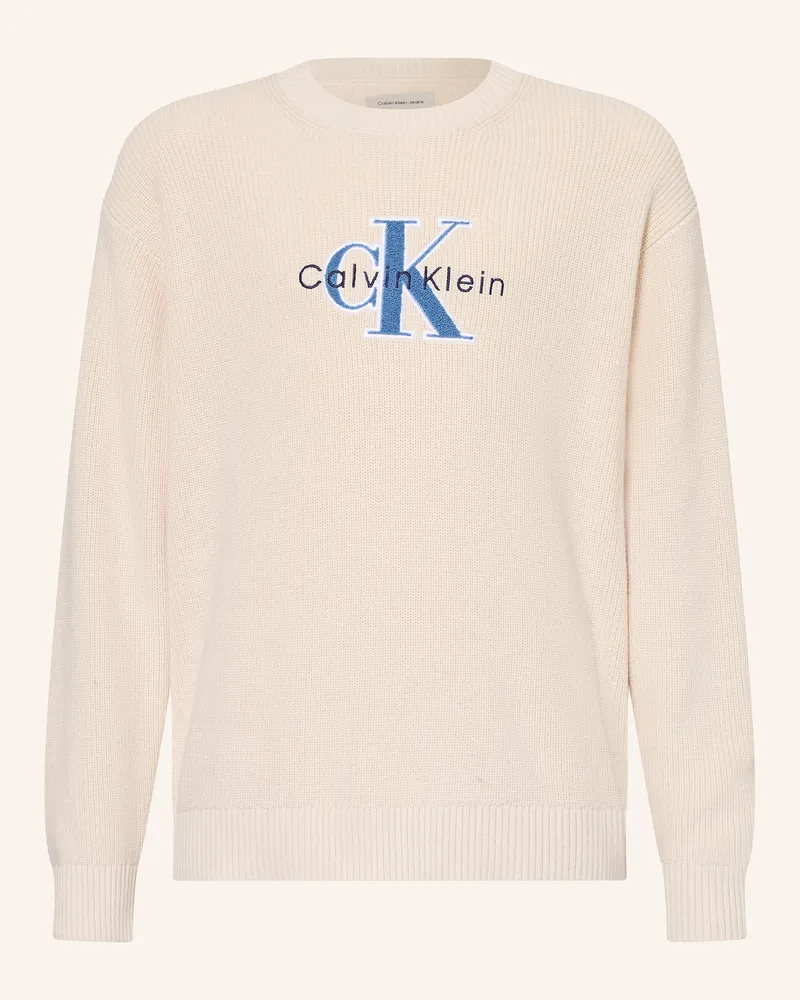 Calvin Klein Pullover grau Creme