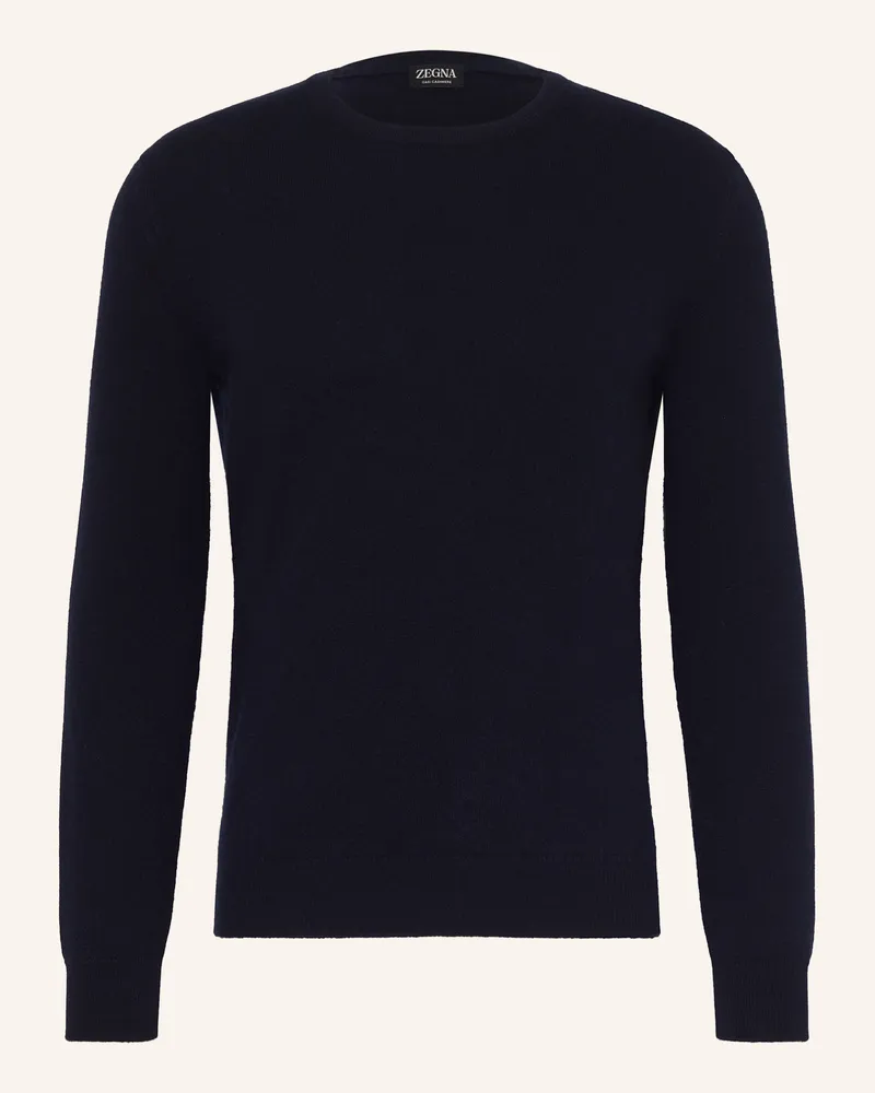Ermenegildo Zegna Cashmere-Pullover OASI Dunkelblau