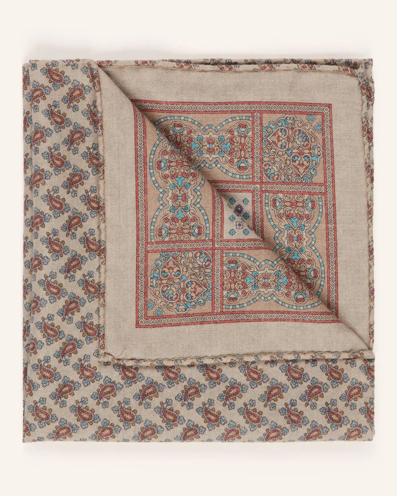 Eton Einstecktuch Beige
