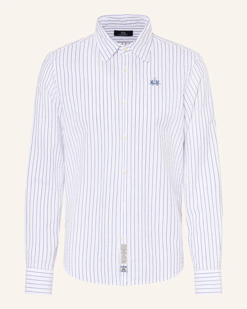 La Martina Hemd Regular Fit blau Dunkelblau