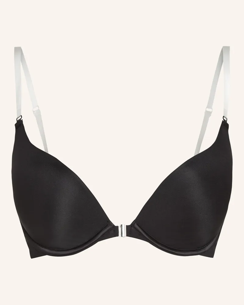 Hunkemöller Push-Up-BH TRANSPARANT SOLUTION Schwarz