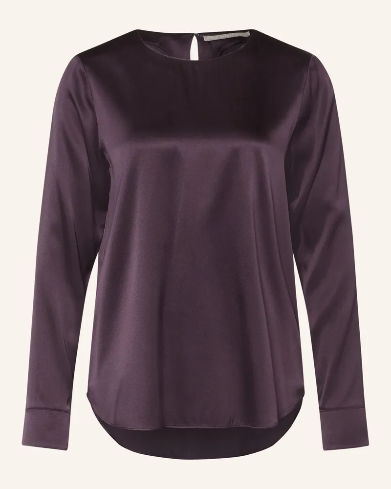 (THE MERCER) N.Y. Blusenshirt Mit Seide lila Dunkellila
