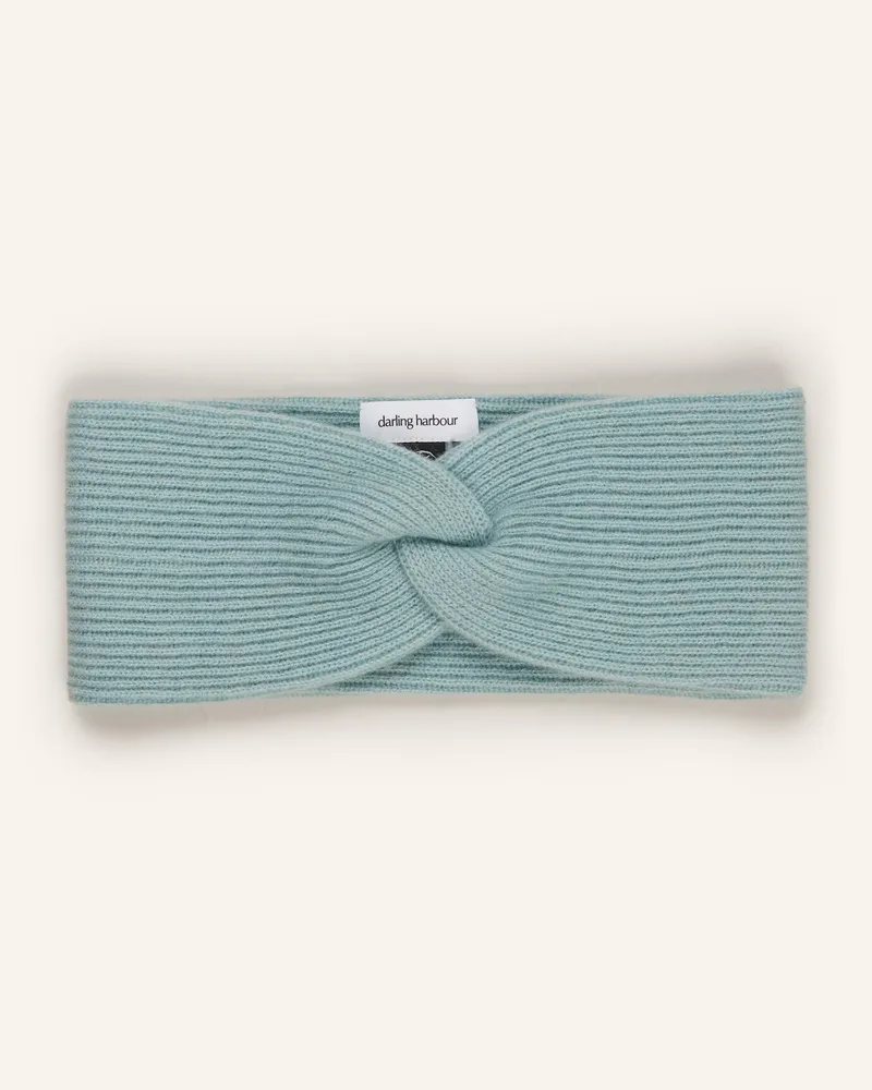 Darling Harbour Stirnband Aus Cashmere gruen Eukalyptusgrün