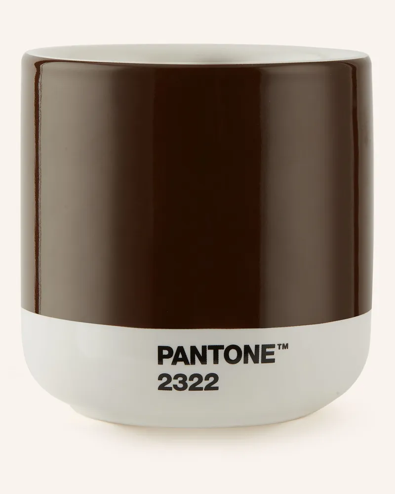 Pantone Universe Thermobecher Cortado braun Dunkelbraun