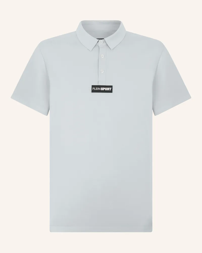 Philipp Plein Plein Sport Pique Polo T-Shirt Scratch blau Hellblau