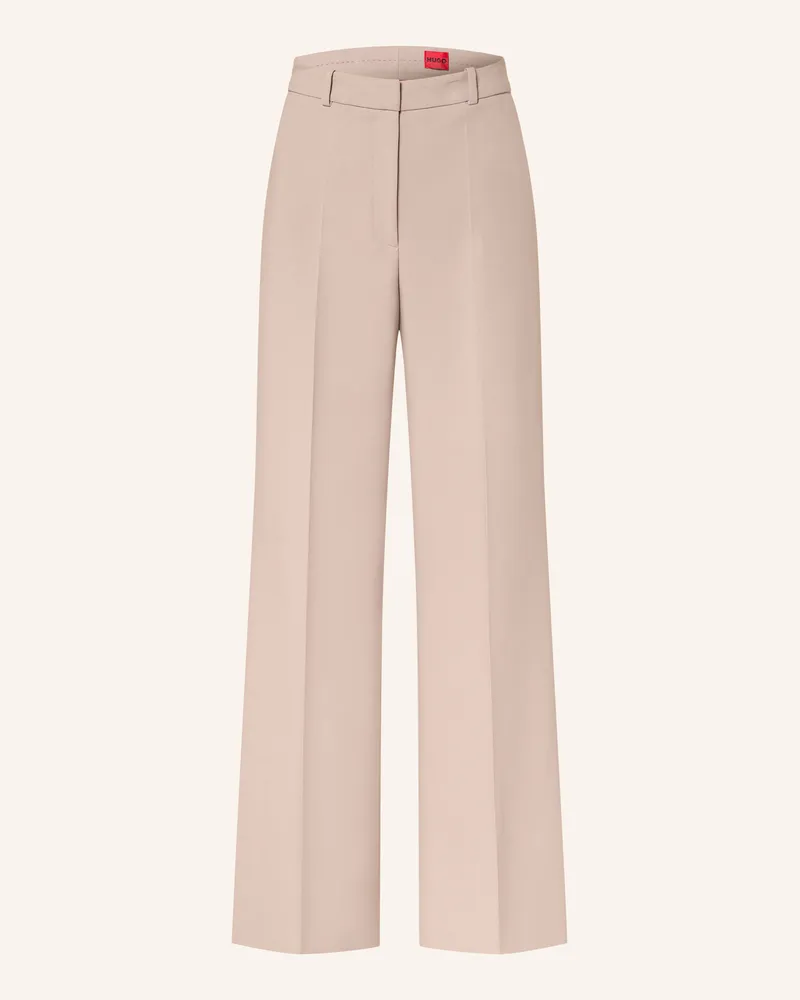 HUGO BOSS Marlenehose HASMINA Creme