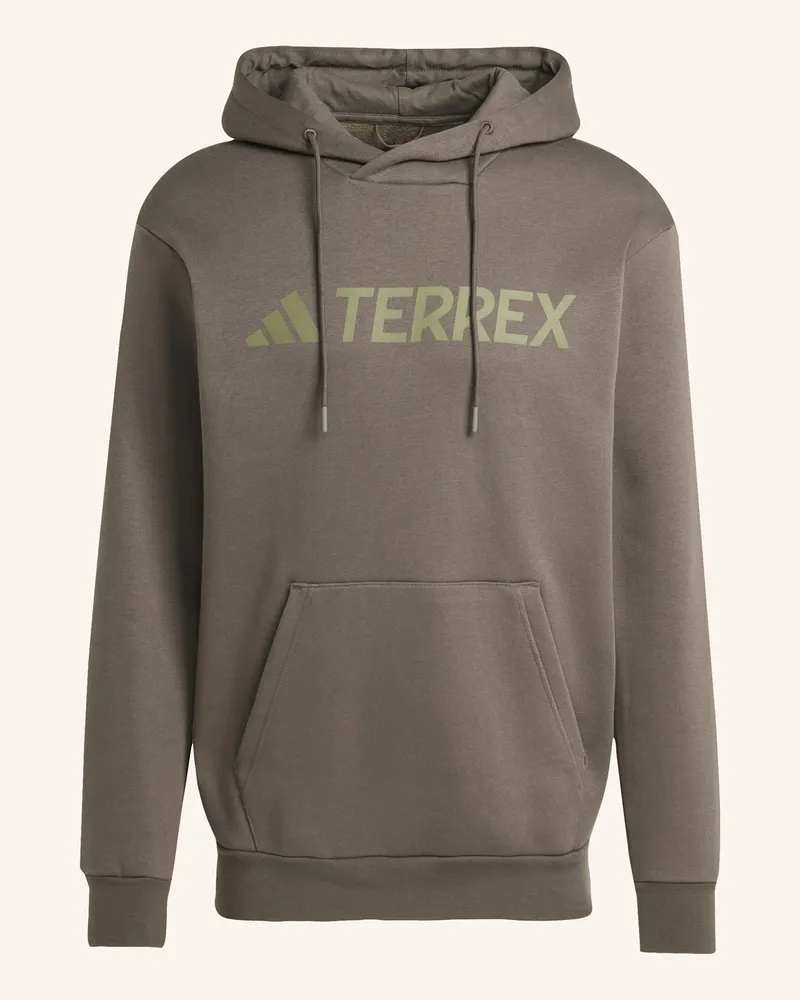 adidas Hoodie Terrex Multi Large Logo gruen Grün