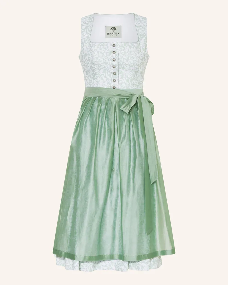 Berwin & Wolff Dirndl aus Leinen Hellgrün