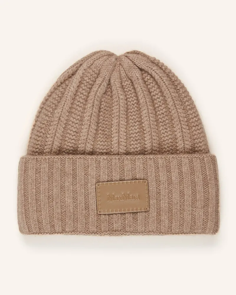 Max Mara Cashmere-Mütze MACBETH Hellbraun