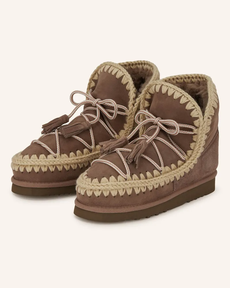 Mou Boots SCOUBIDOO LACE Taupe