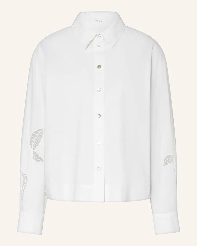 OPUS Hemdbluse FOTANIS Weiss