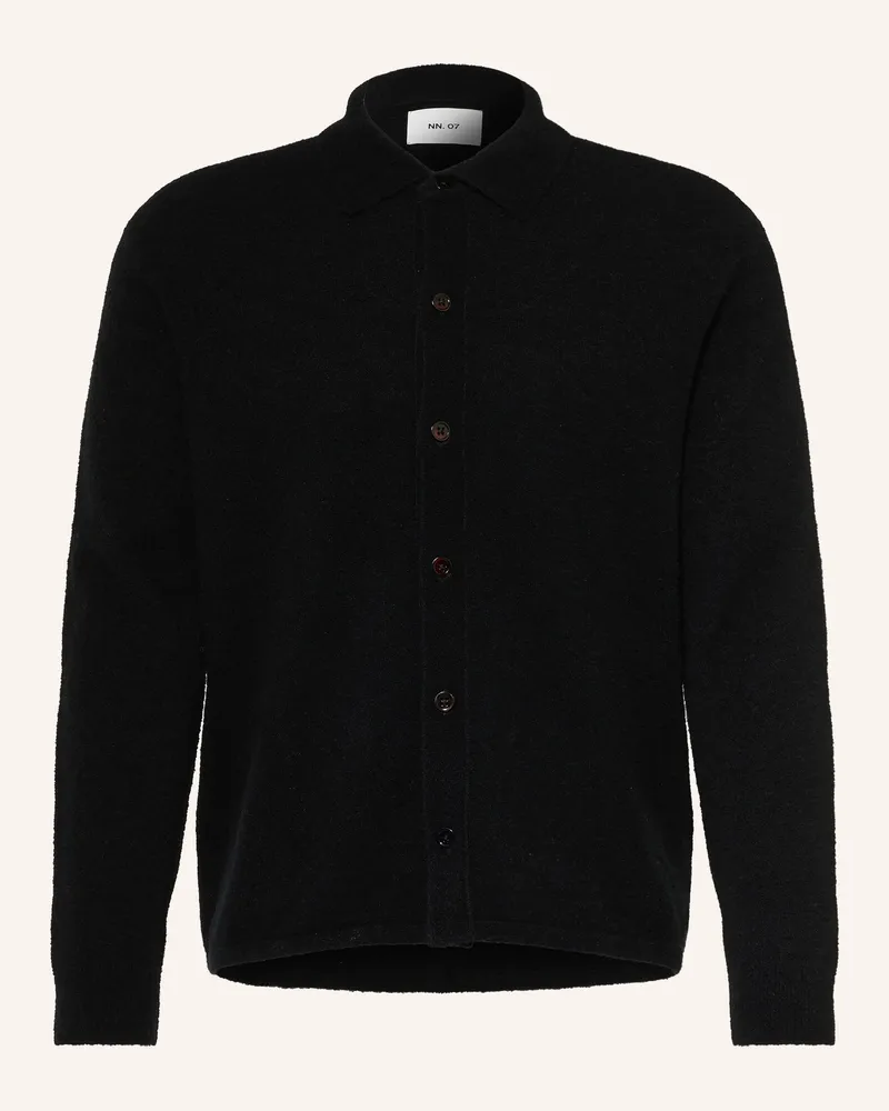 NN 07 Strickjacke Gavin schwarz Schwarz