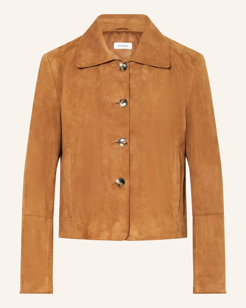 Darling Harbour Lederjacke braun Whiskey