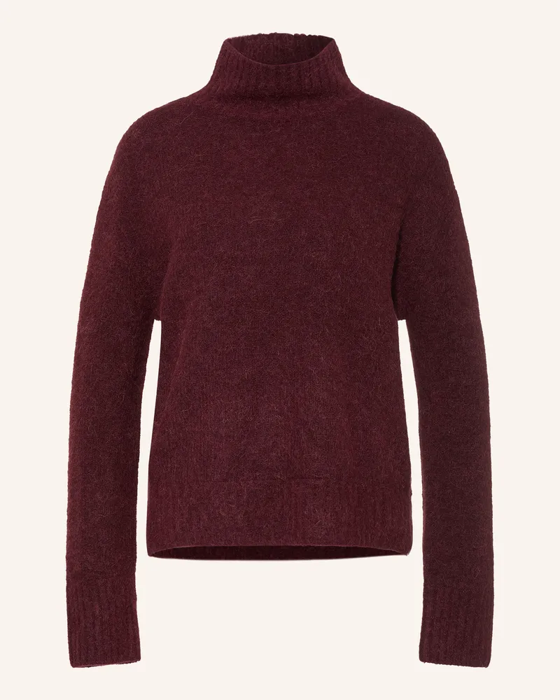 Mos Mosh Pullover Mmerim Thora Mit Alpaka rot Dunkelrot