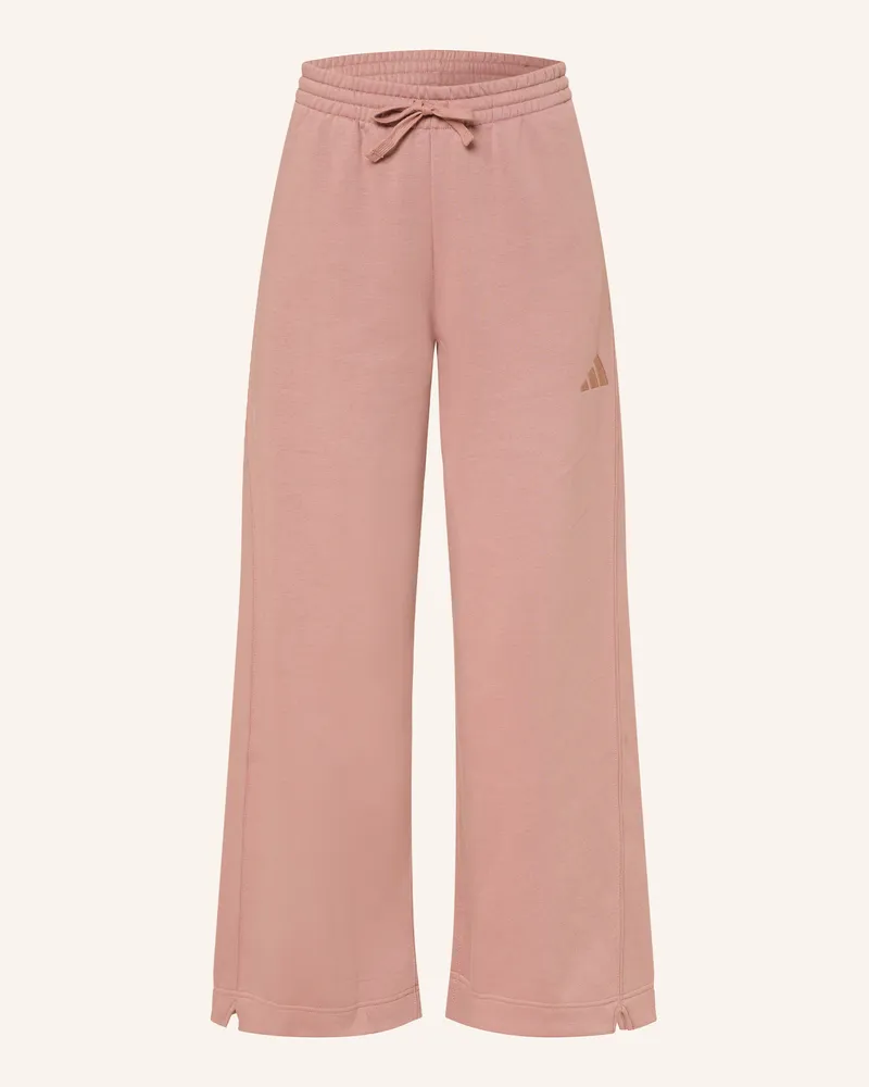 adidas Sweatpants ALL SZN FLEECE LOOSE WIDE LEG PANTS Rosé