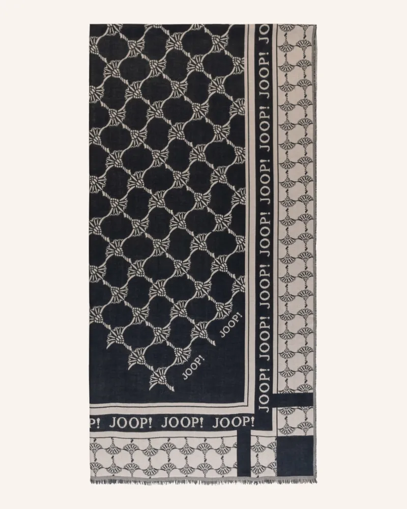 JOOP! Schal blau Creme