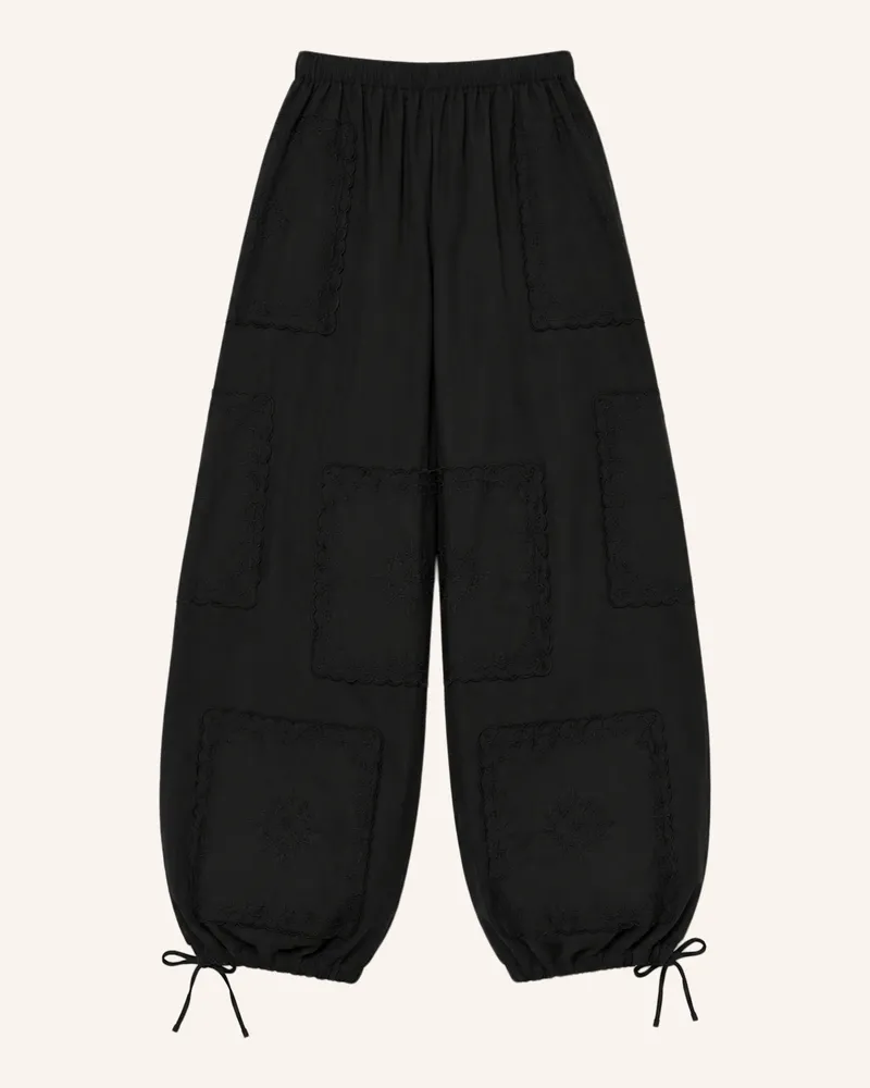 BIMBA Y LOLA Patchwork-Hose schwarz 