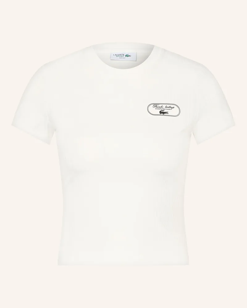Lacoste Funktionsshirt weiss Weiss