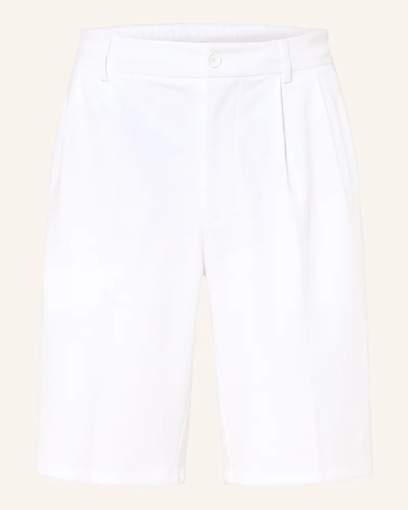 HUGO BOSS Tennisshorts Retro Pleat weiss Weiss