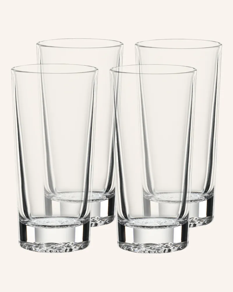Spiegelau 4er-Set Longdrinkgläser Definition transparent Weiss