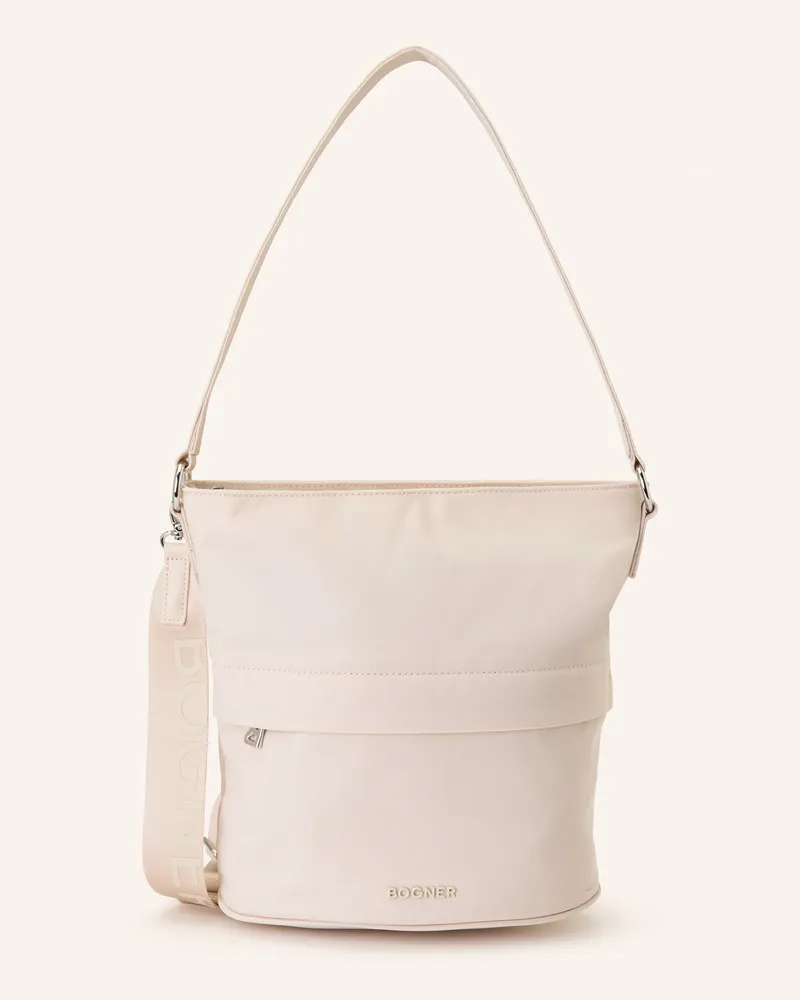 Bogner Schultertasche beige Creme