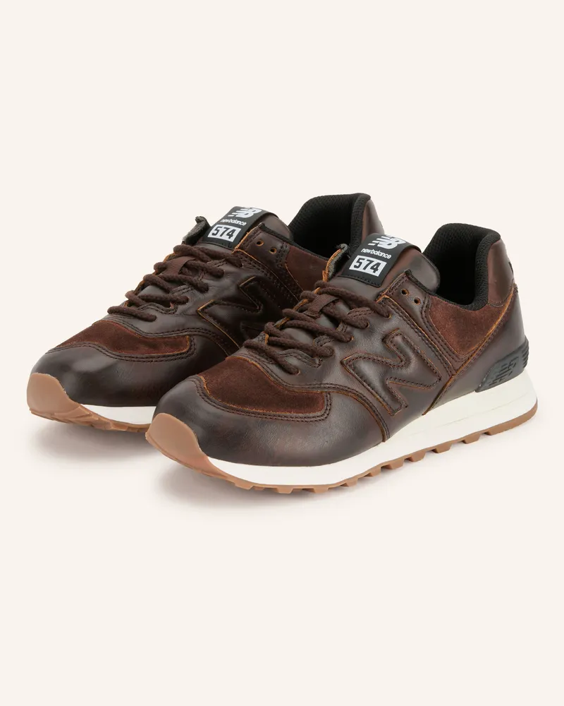 New Balance Sneaker 574 braun Dunkelbraun