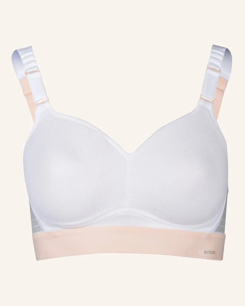 Triumph Sport-Bh Triaction Hybrid Lite Mit Mesh weiss Weiss