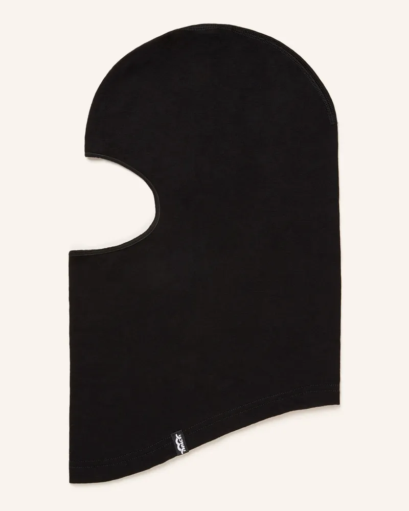 P.A.C. Balaclava Aus Merinowolle schwarz Schwarz