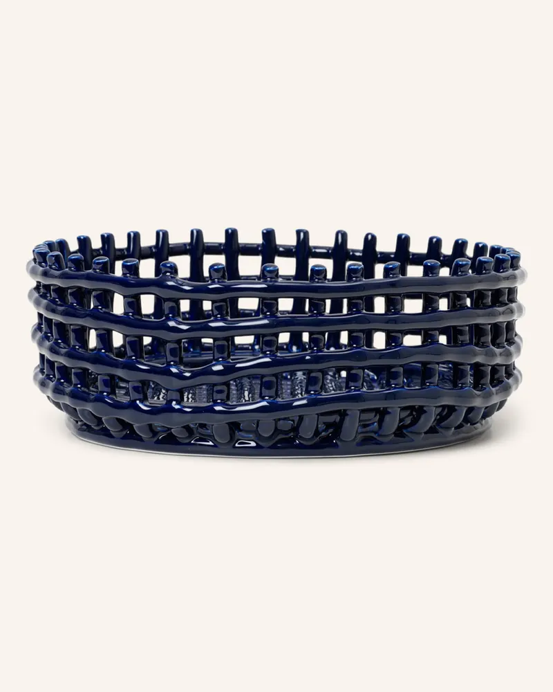 ferm LIVING Korb CERAMIC Blau