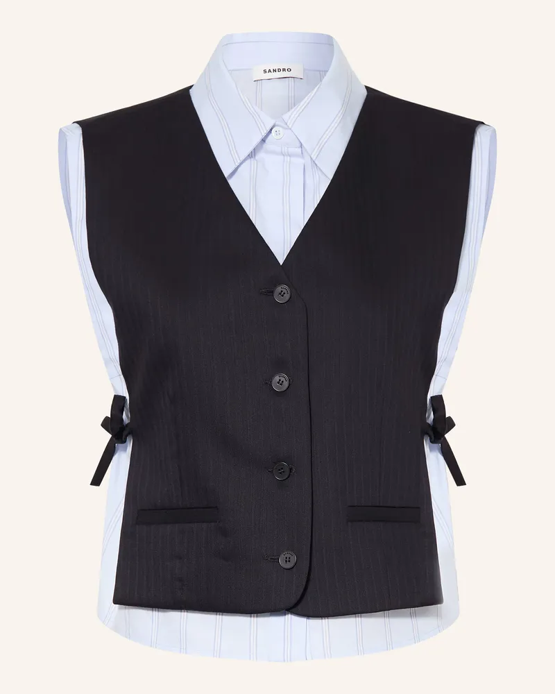 Sandro Blusentop blau Dunkelblau