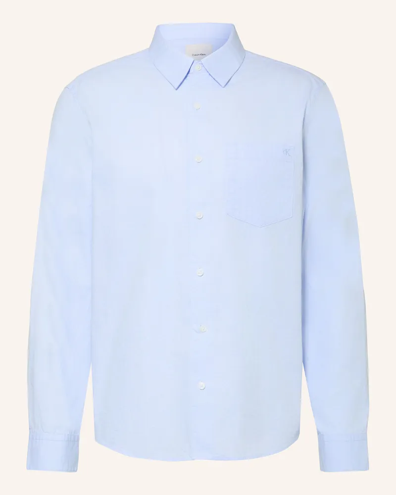 Calvin Klein Oxfordhemd Classic Fit blau Hellblau
