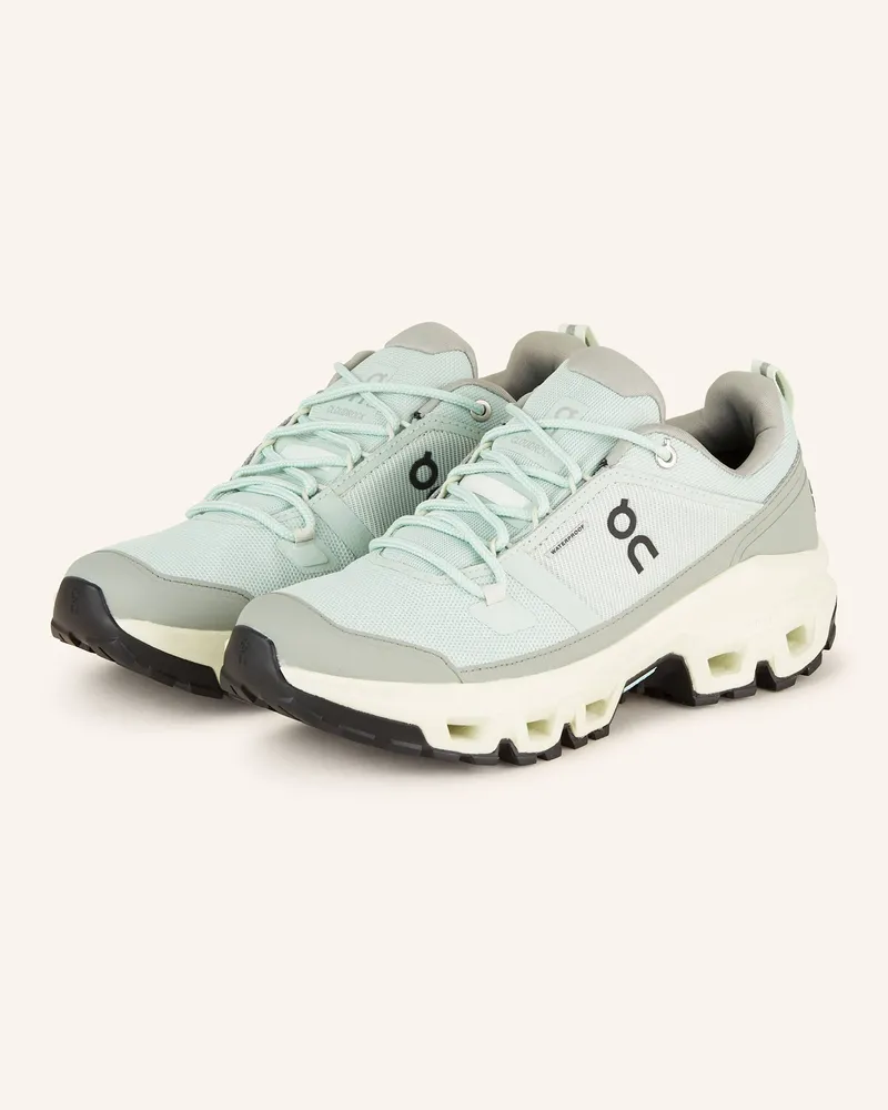 ON Wanderschuhe CLOUDROCK LOW WP Mint