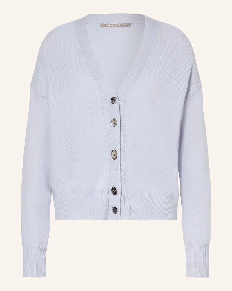 (THE MERCER) N.Y. Strickjacke aus Cashmere Hellblau